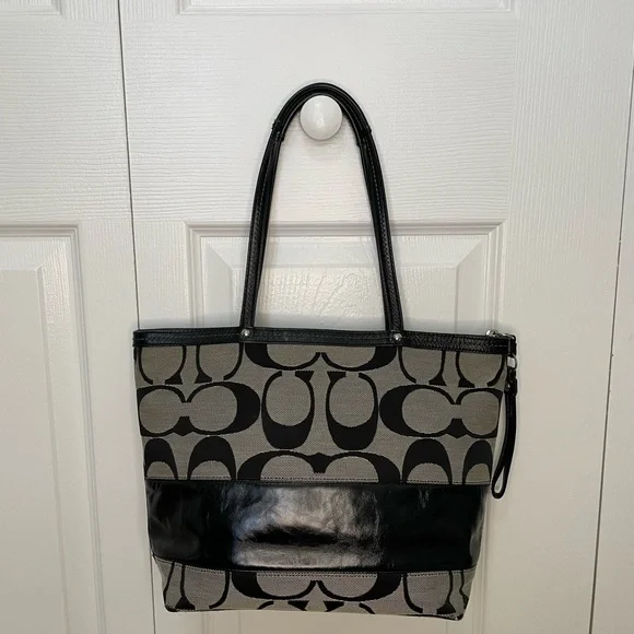 Coach Monogram Tote - Picture 2 of 13
